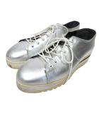 オニツカタイガー Onitsuka Tiger THE ONITSUKA LACE-UP LO スニーカー レースアップシューズ 厚底 1182A105 シルバー US6 23cm