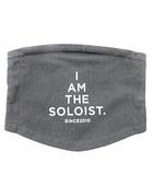 タカヒロミヤシタザソロイスト TAKAHIRO MIYASHITA The Soloist. signature face mask シグネチャーフェイスマスク ホワイトロゴ プリント 黒 ブラック 0909