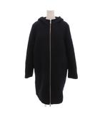 ユナイテッドアローズ UNITED ARROWS フードジップコート ライナー付 ひざ丈 40 紺 ネイビー /FF ■YHS1