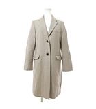 ユナイテッドアローズ UNITED ARROWS 美品 チェスターコート ジャケット ウール 38 ベージュ 0903 ■YHS1