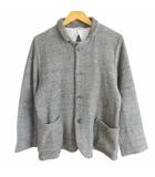 シップス SHIPS ワークジャケット カバーオール コットンニット カジュアル L 灰 グレー ■YHS4 0916