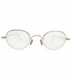 ルノア LUNOR 極美品 M5 Mod.02 GP 度入り メガネ 眼鏡 アイウェア サングラス フルリム メタルフレーム ボストン パント ドイツ製ハンドメイド ゴールドカラー 45□24-145