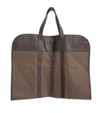 ベルルッティ Berluti ロゴ刺繍 ガーメントケース スーツカバー トラベルバッグ レザー 本革 コットン 茶 ブラウン IBO82