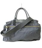 フェリージ Felisi P4-DS 2WAY ボストンバッグ ショルダーバッグ 旅行鞄 オールブラック ナイロン レザー 黒 1013 IBO82