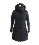 タトラス TATRAS ポリテアマ POLITEAMA ダウンコート Aライン ダウンジャケット フード付 LTA16A4496 黒 ブラック サイズ2