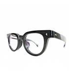 ジャーナルスタンダード レリューム JOURNAL STANDARD relume ZOFF ゾフ コラボ 伊達 眼鏡 メガネ セルフレーム ウエリントン ブラック 黒 ZF251002A 1117