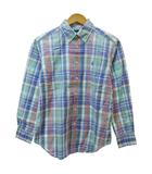 ポロ ラルフローレン POLO RALPH LAUREN 美品 ボタンダウン BD チェックシャツ 長袖 150 マルチカラー 1118