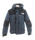 ザノースフェイス THE NORTH FACE バルトロライトジャケット ダウンジャケット ゴアテックス GORE-TEX ミドル丈 ロゴ刺繍 フード S 黒 ブラック 紺 ネイビー ND91950 /JS
