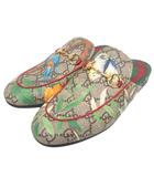 Horsebit GG Supreme Slipper 427363 GGスプリーム ホースビット ミュール スリッパ フローラル&バード プリント マルチカラー 35 ■MNK2