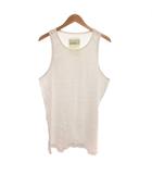 Surf & Sk8 Zine SSZ シンテレビ装 リブ ワイドタンクトップ L 白 ホワイト /JS