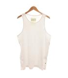 Surf & Sk8 Zine SSZ シンテレビ装 リブ ワイドタンクトップ L 白 ホワイト /JS