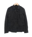 ビクトリノックス VICTORINOX ミリタリージャケット エポレット ジップアップ 黒 ブラック /AE