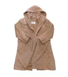 マックスマーラ MAX MARA 美品 白タグ リアルト アルパカ フーデッドコート ベルテッド リバーコート キャメル ブラウン 40 ■MNK2