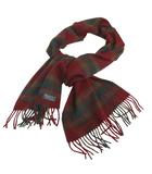 バーバリーズ Burberrys 美品 ヴィンテージ 英国製 カシミヤ マフラー ストール ホースロゴ フリンジ 希少カラー 赤 レッド