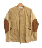 ノンネイティブ nonnative HUNTER JACKET ハンタージャケット C/N オックスフォード ブルゾン エルボーパッチ NN-J3505 茶 ブラウン サイズ0 IBO84