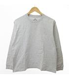 ヘインズ Hanes 美品 アローズ B&Y 別注 L/S BEEFY-TEE ビーフィー 長袖 Tシャツ ロンT カットソー S グレー 1201