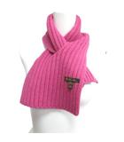 ロロピアーナ Loro Piana 最高級 極美品 カシミヤ100% リブ編み ニットマフラー ストール イタリア製 ピンク