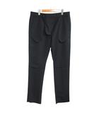 ルイヴィトン LOUIS VUITTON タグ付 19AW Tailored Pants テーラードパンツ スラックス ウールモヘヤ 44 黒 ブラック RM192M HSN HHP20W ■MNK3