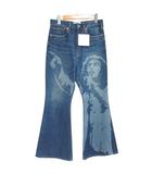 アイ ジュンヤワタナベマン コムデギャルソン ジュンヤマン eye JUNYA WATANABE MAN タグ付 25SS フレア ジーンズ デニム ボブマーリー ベルボトム XS ブルー インディゴ WO-P919 ■MNK3