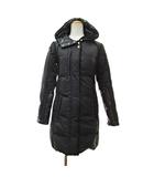 グッチ GUCCI GG柄 ダウンコート ダウンジャケット フーディ 36 黒 ブラック ■MNK3