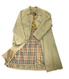 バーバリーズ Burberrys ステンカラーコート ジャケット ウールライナー付き ノバチェック 96-180 ベージュ 1203 ■MNK3