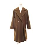 マックスマーラ MAX MARA 白タグ チェスターコート ジャケット ウール 42 茶 ブラウン 1202 ■MNK3