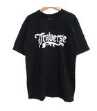 Traverse TOKYO トラバース 東京 Tシャツ 半袖 シングルステッチ 黒 ブラック Mサイズ IBO86