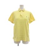 ラルフローレン RALPH LAUREN ポロシャツ M 半袖 コットン ワンポイント 黄 イエロー /NU ☆AA★