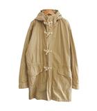 グローバーオール Gloverall ガーメントダイ ダッフルコート ジャケット コットン製品染め ロング 英国製 S カーキ ベージュ 系 1215