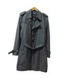 バーバリーブラックレーベル BURBERRY BLACK LABEL トレンチコート ジャケット 中綿ライナー付き 裏地チェック LL グレー 1226 IBO88