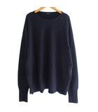 コモリ COMOLI 24AW カシミヤ コモリニット セーター 長袖 A03-06012 紺 ネイビー 0122