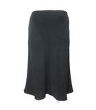 ジョルジオアルマーニ GIORGIO ARMANI フレアスカート ひざ丈 40 日本サイズM相当 黒 ブラック /X