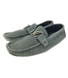 モンテカルロライン ローファー ドライビングシューズ LVロゴ 紺 ネイビー 7.5 約25.5cm ■MNK5