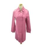 マッキントッシュ MACKINTOSH ゴム引き ステンカラ―コート スプリング コットン ロング丈 32 ピンク 0211 IBO88