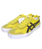 オニツカタイガー Onitsuka Tiger タグ付 MEXICO 66 IM 1183C549 750 スニーカー ダメージ加工 ローカット イタリア製 27.5cm 黄 黒 イエロー ブラック 0209