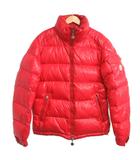 モンクレール MONCLER MAYA ダウンジャケット ブルゾン ロゴ ワッペン 国内正規 1 赤 シャイニーレッド 120914036605 68950 ■MNK5