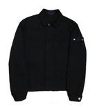 ストーンアイランド STONE ISLAND 美品 25AW BULL DENIM-TC デニムジャケット コーチジャケット コンパスパッチ ロゴ ガーメントダイ M 黒 ブラック K2S15Q100027S00J5 ■MNK5