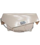 メゾンマルジェラ 11 Maison Margiela 11 20SS Snatched Shoulder Bag スナッチド レザー チェーン ショルダーバッグ 2WAY ベージュ S61WF0024 ■MNK5