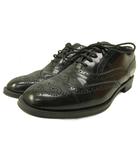 トッズ TOD'S ドレスシューズ ウイングチップ レザー 黒 ブラック 35 約22.5cm IBO90