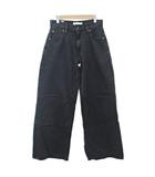 リーバイスプレミアム Levis PReMIUM ブラック デニム パンツ ジーンズ ジーパン ワイド 24 黒 0227