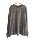 ナイキ NIKE ランニングシャツ カットソー カモフラ柄 迷彩 ロゴ 長袖 XL カーキ グリーン 0222