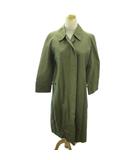 バーバリーズ Burberrys ヴィンテージ 90s 白タグ ステンカラーコート 裏地 ノバチェック ロング丈 L 玉虫色 0306 IBO90