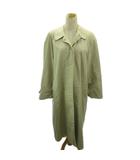 バーバリーズ Burberrys ヴィンテージ ステンカラーコート 裏地 チェック ロング丈 英国製 ベージュ 0307 IBO90