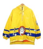 エレッセ ellesse スキー ウエア 中綿 プルオーバー ハーフジップ ブルドッグ プリント ロゴ刺繡 L 黄色 /X