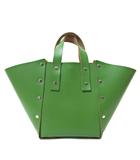 エンダースキーマ Hender Scheme Assemble Hand Bag wide S アッセンブルハンドバッグ ワイドS トートバッグ カウレザー カシメ ピスタチオ グリーン 緑 0303