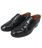 ジョンロブ JOHN LOBB ソーントン Saunton ドレスシューズ 革靴 レザー 内羽根 セミブローグ ラスト7000 英国製 約25.5-26cm 黒 ブラック IBO92