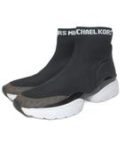 マイケルマイケルコース Michael michael kors ROBBIE BOOTIE ソックススニーカー ブーティ シューズ 靴 5.5M 約22.5cm 黒 白 茶 IBO92 /X