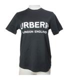 バーバリー BURBERRY リカルドティッシ期 ロゴ Tシャツ カットソー 半袖 プリント クルーネック XS 175/84A 黒 ブラック 8011651 ■MNK6 /X
