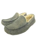 アグ オーストラリア UGG australia Ascot Washed Denim アスコット ウォッシュドデニム モカシン ムートンシューズ スリッポン 28cm インディゴブルー