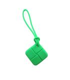 ボッテガヴェネタ BOTTEGA VENETA Air Tag エアタグ ケース イントレチャート 緑 グリーン